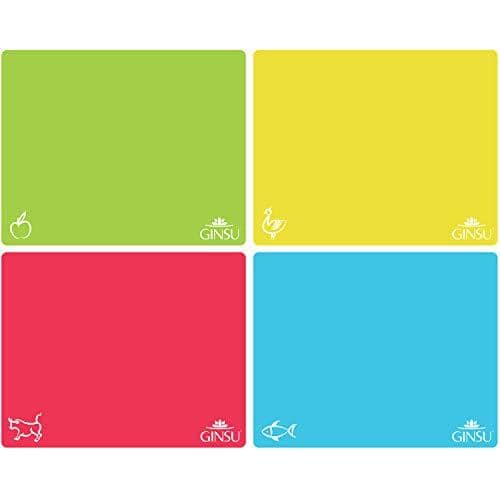 Ginsu Flexible Cutting Board Mats, Set of 4