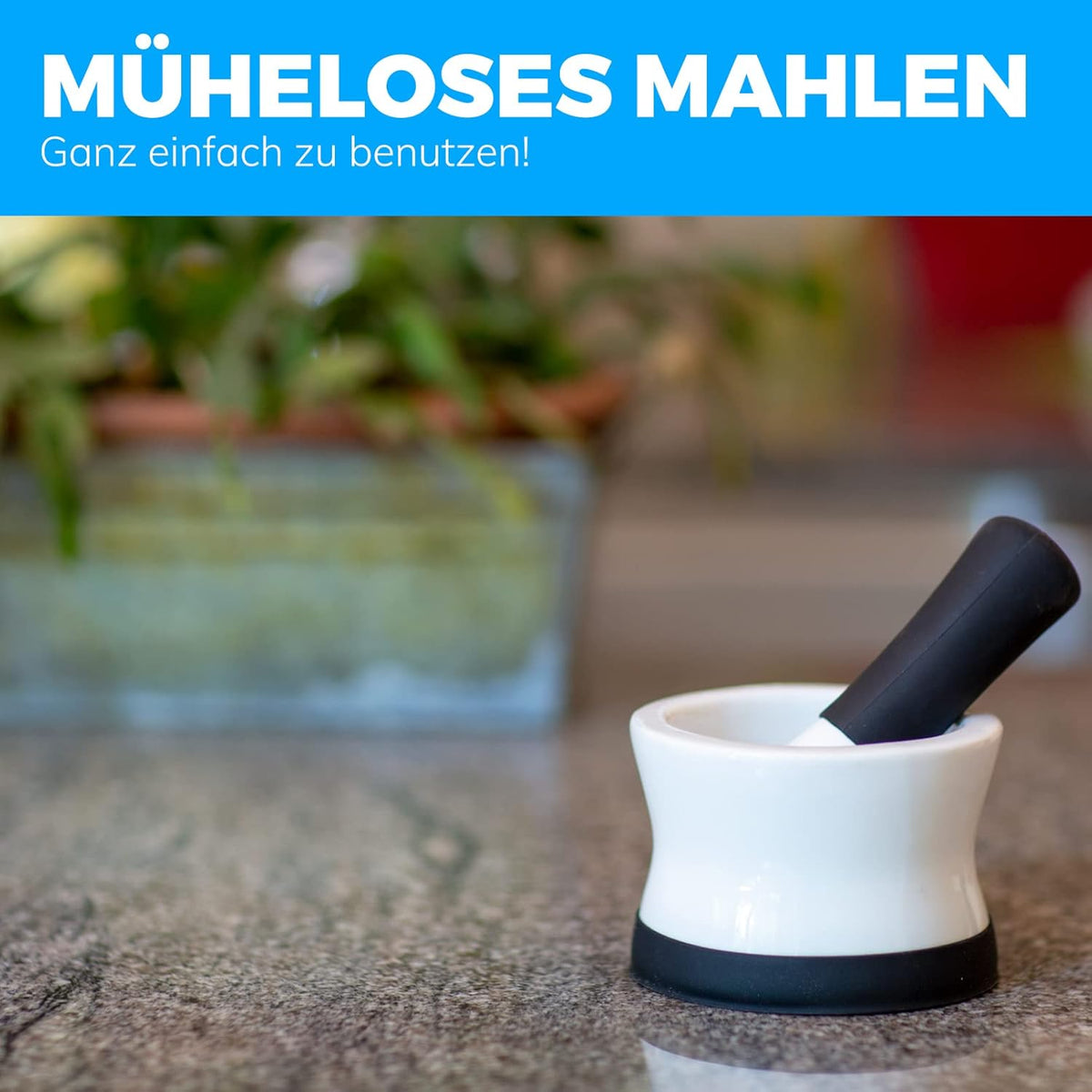 Easy-Grip Mortar and Pestle