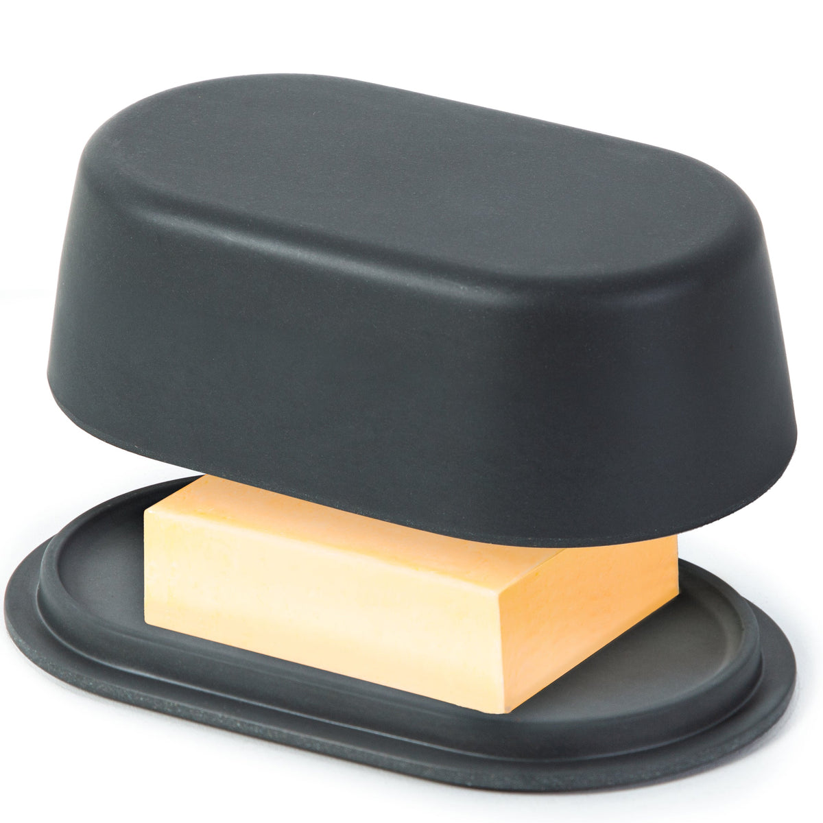Bamboo Fiber Butter Dish with Lid