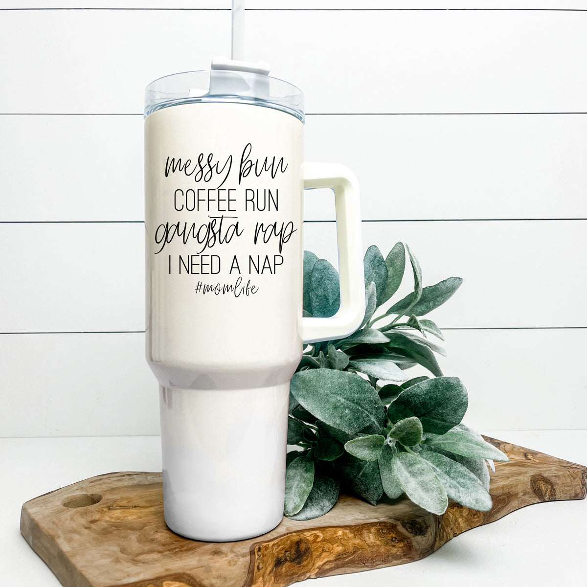 Messy Bun Mom life 40oz by Gia Roma