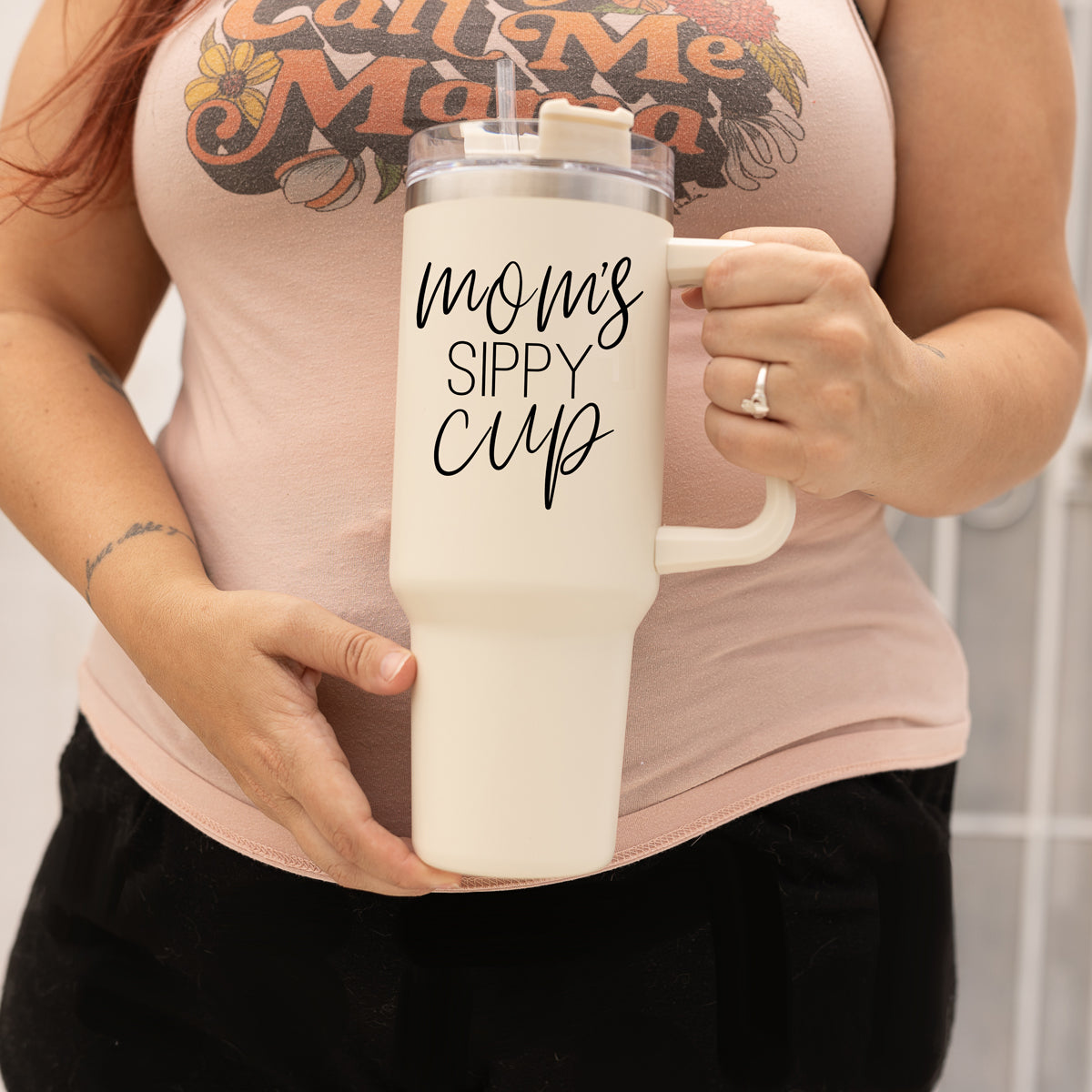 Mom's Sippy Cup 40oz by Gia Roma