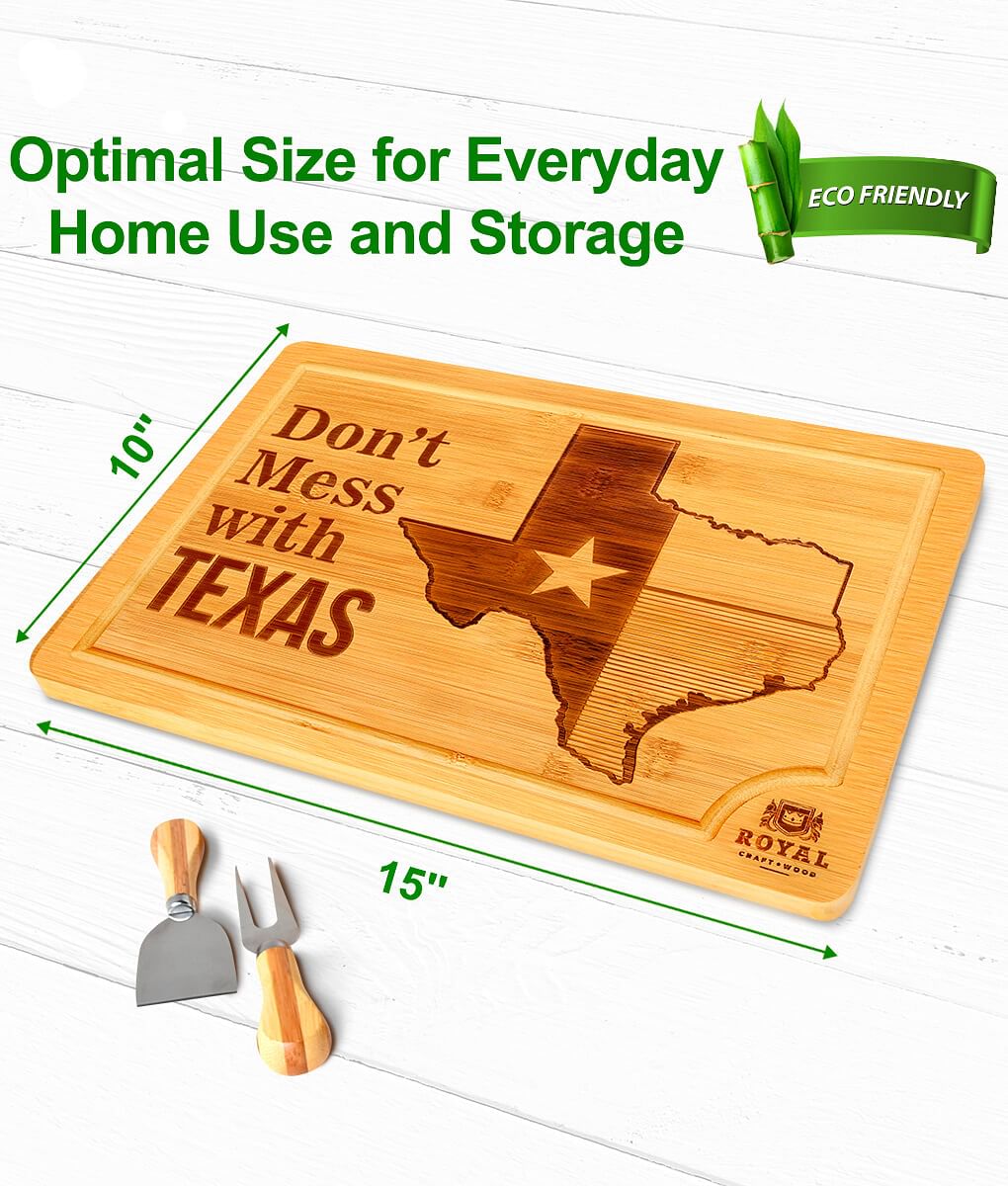 Texas Cutting Board by Royal Craft Wood