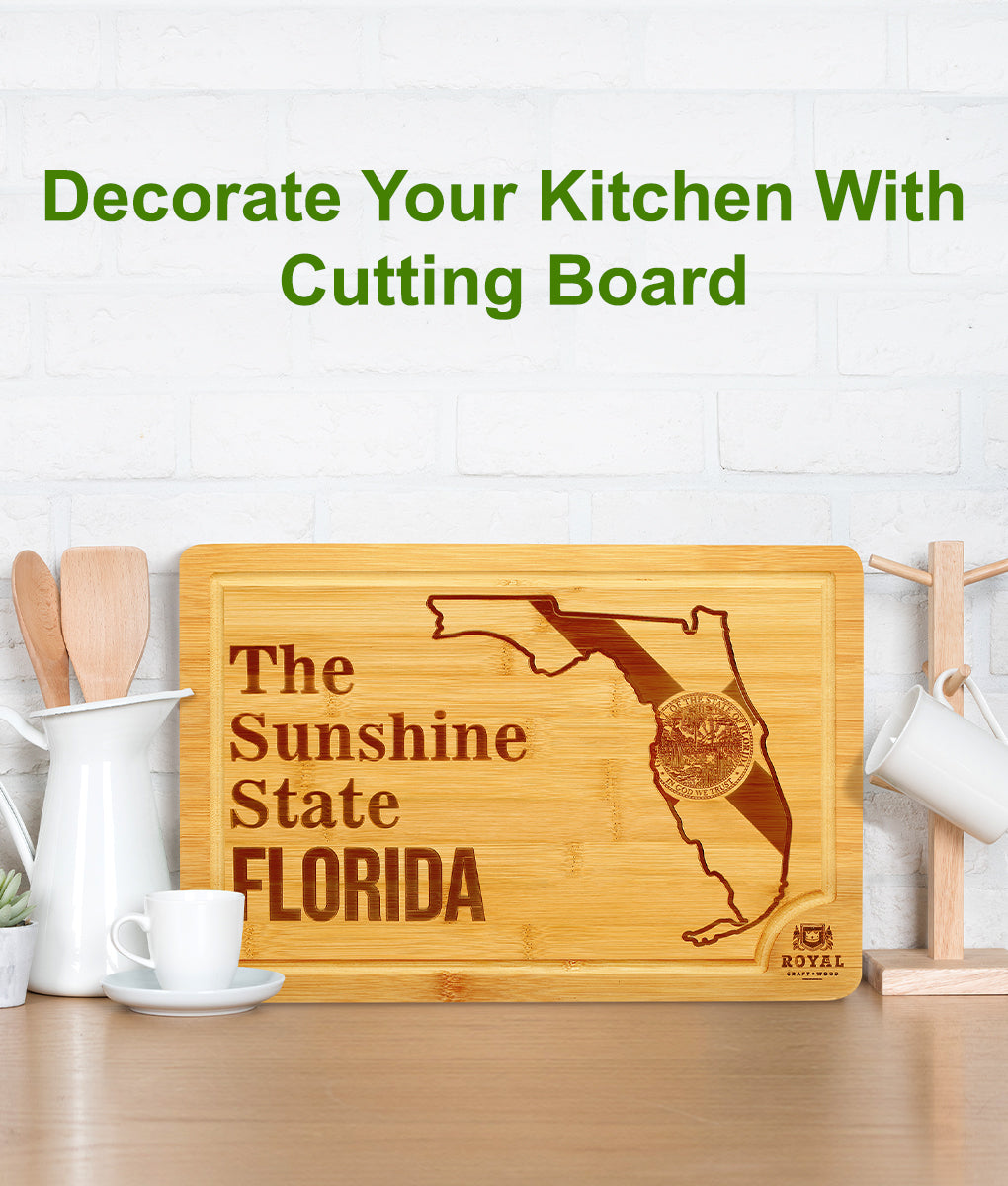 Florida Cutting Board by Royal Craft Wood