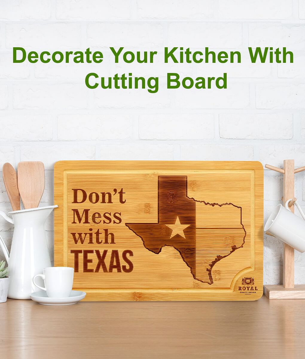 Texas Cutting Board by Royal Craft Wood