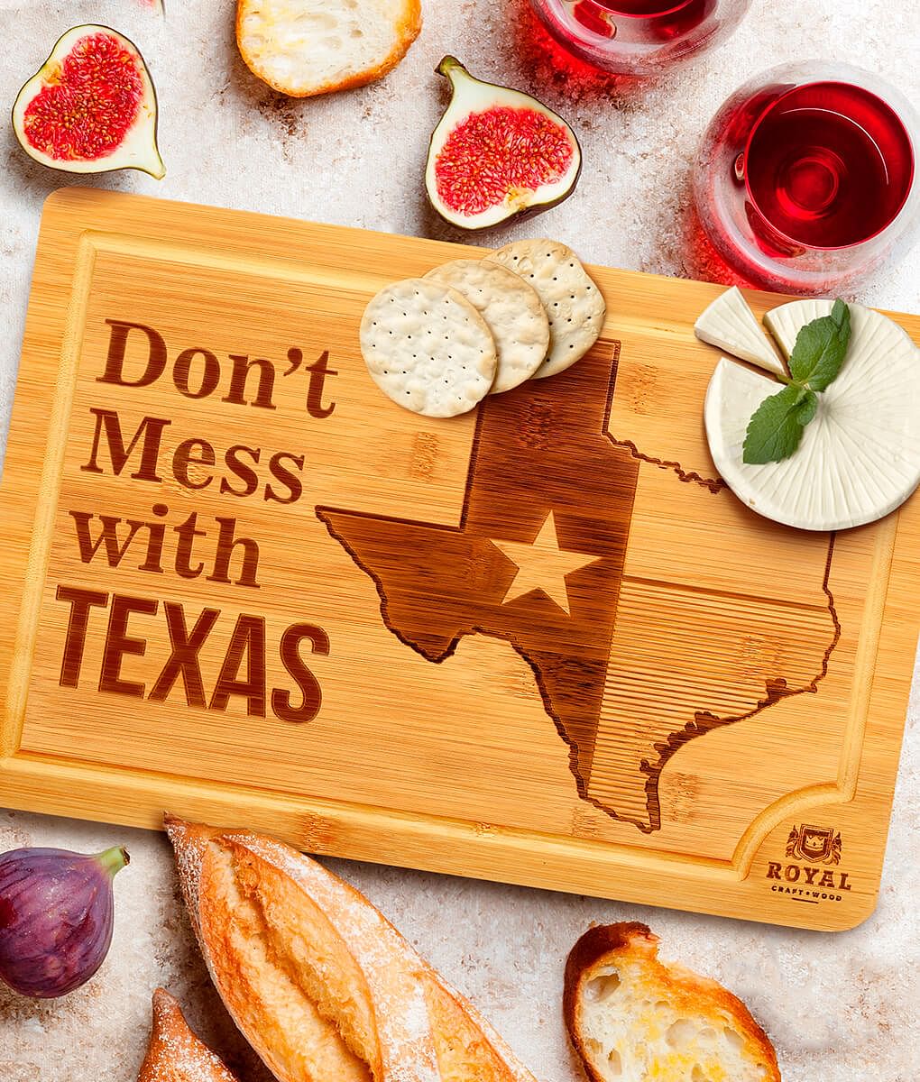 Texas Cutting Board by Royal Craft Wood