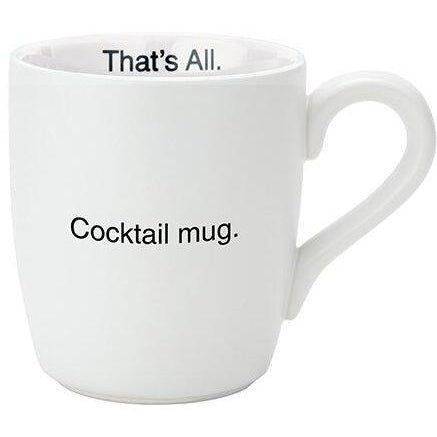 Cocktail Mug Ceramic Coffee Mug by The Bullish Store