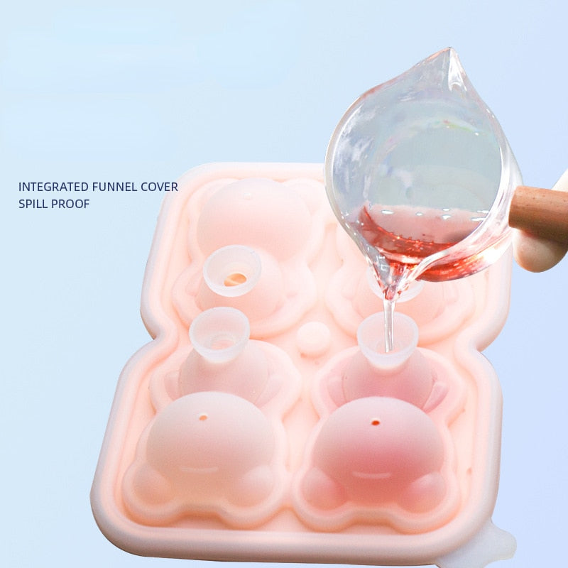 Bear Ice Tray (4 Grid)