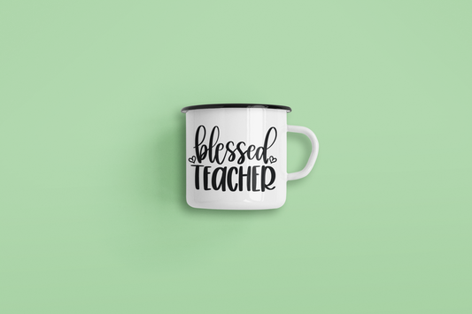 Blessed Teacher Mug by WinsterCreations™ Official Store