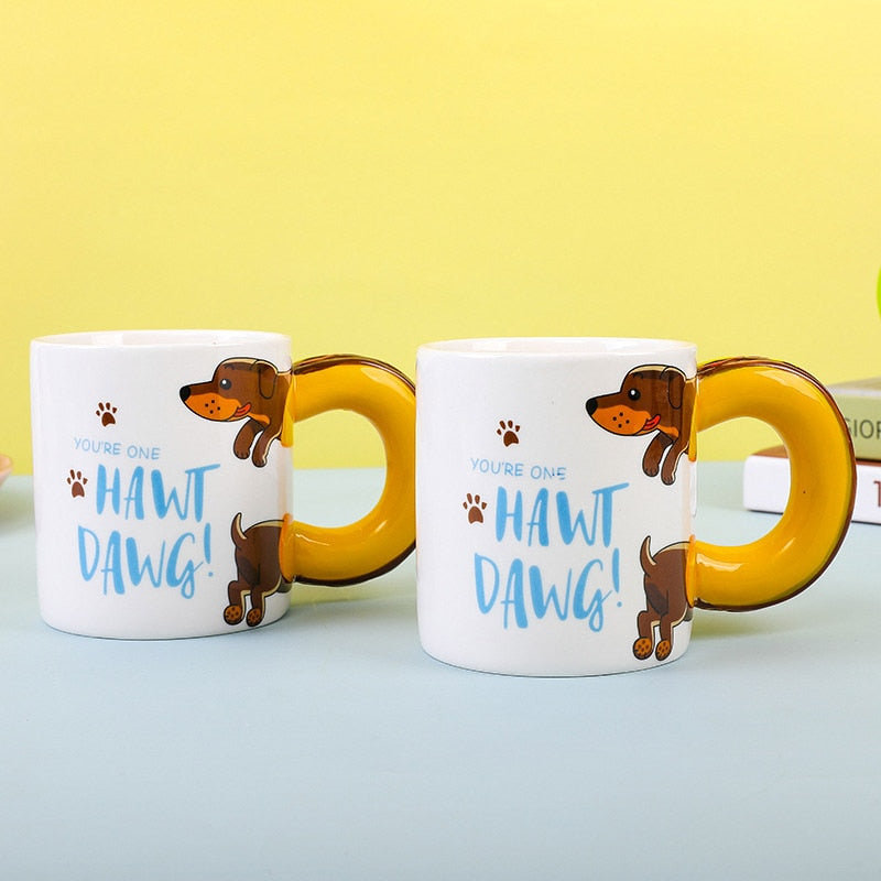 Hawt Dawg Dachshund Coffee Mug by Dach Everywhere