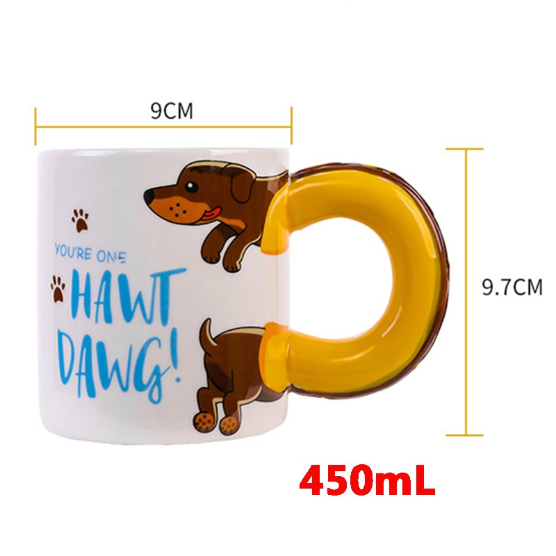 Hawt Dawg Dachshund Coffee Mug by Dach Everywhere